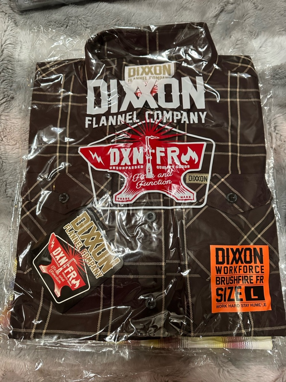 Dixxon Flannel Company Brown Plaid Shirt